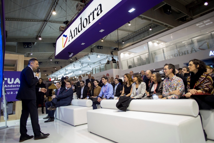 El ministre d'Economia, Competitivitat i Innovació, Gilbert Saboya, aquest dimarts a Barcelona.