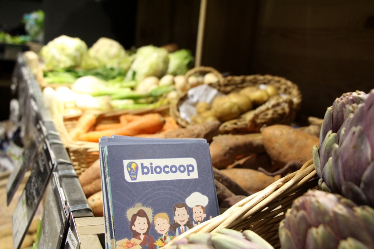 Productes de la botiga Biocoop a Andorra.