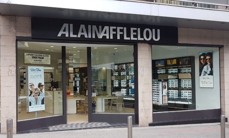 La nova botiga Alain Afflelou a Andorra la Vella.