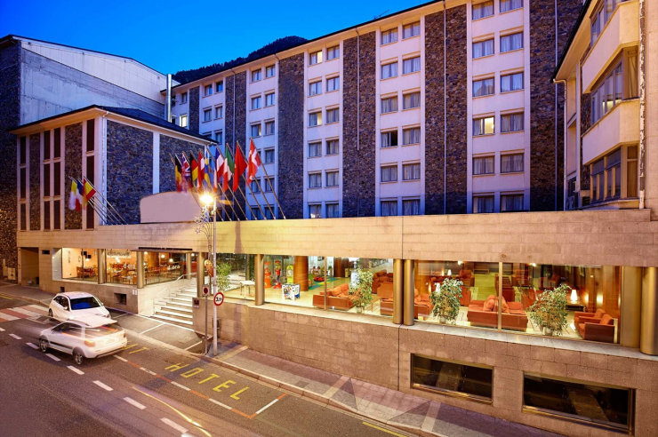 L'hotel Delfos, situat a Escaldes-Engordany.