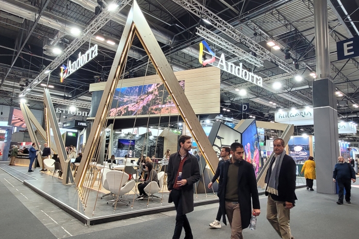 L'estand d'Andorra a la fira Fitur de Madrid.