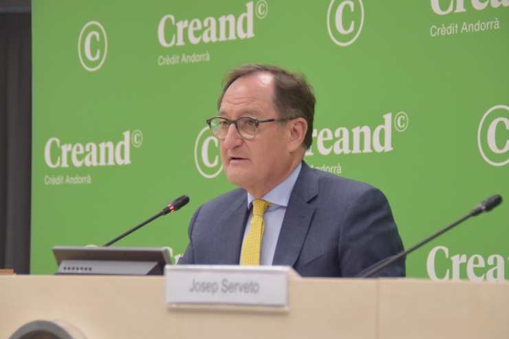 El conseller delegat de Creand Crèdit Andorrà, Xavier Cornella.