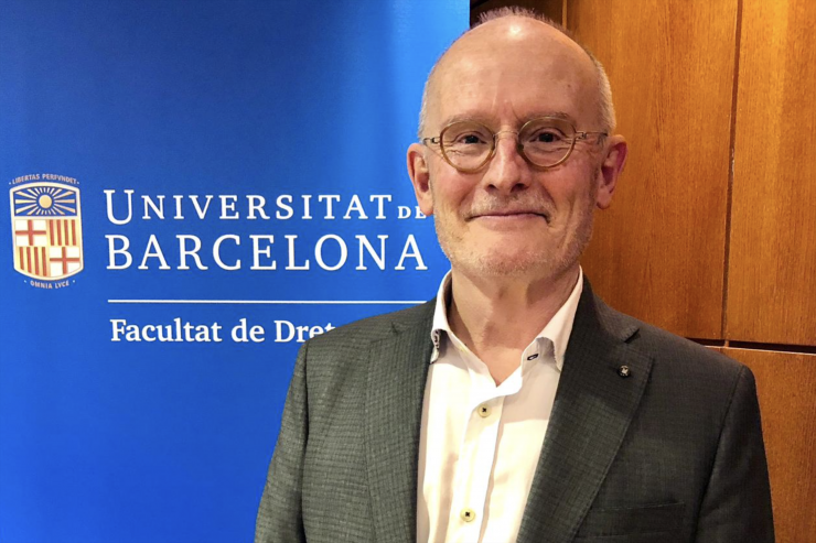 El catedràtic en dret europeu i degà de la Universitat de Barcelona (UB), Andreu Olesti.