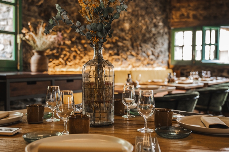 El restaurant ‘Jou la Borda’, situat en la històrica borda de Cal Cintet, a Sispony.