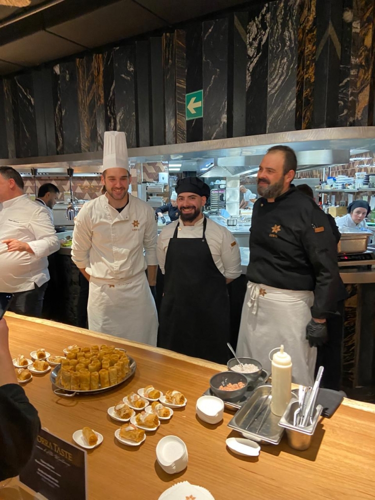 Un moment del sopar inaugural de l'Andorra Taste a Unnic.