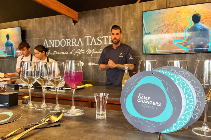 El xef Jordi Grau a l'Andorra Taste.