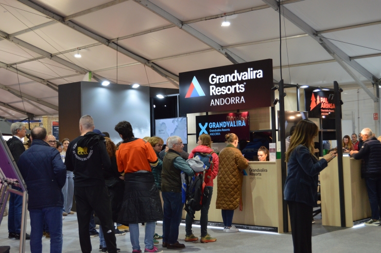 L'estand de Grandvalira Resorts.