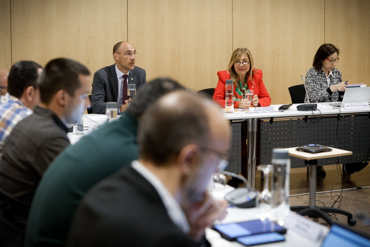 Una reunió del consell econòmic i social.