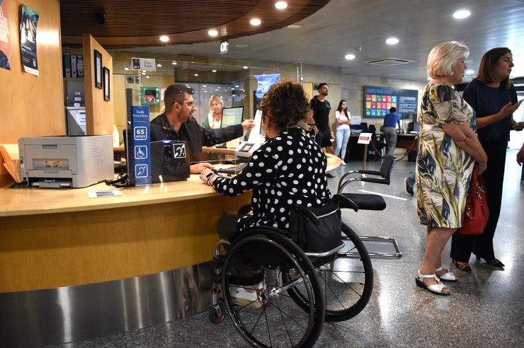 La finestreta per a persones grans i amb discapacitat a Tràmits del Govern.
 