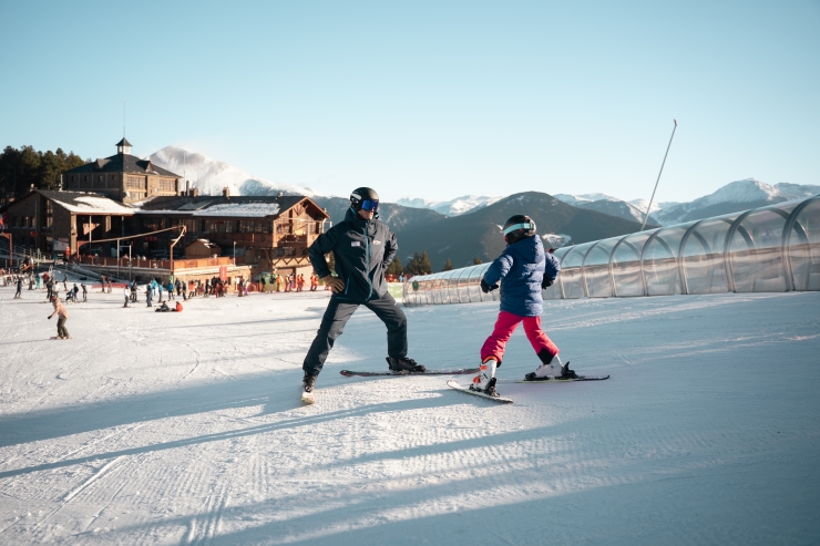 Esquiadors a pistes aquest Nadal.