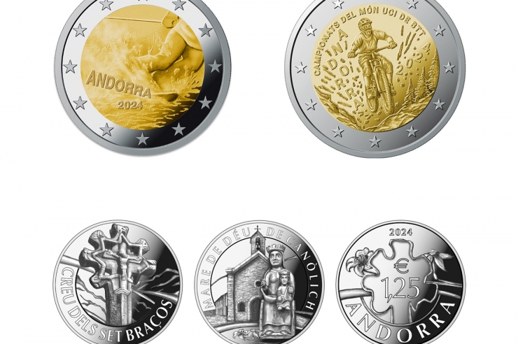 Les monedes commemoratives que es van encunyar el 2024.
 