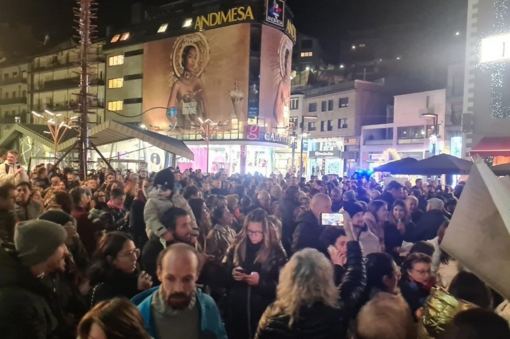 Manifestació per l'habitatge a preu assequible.